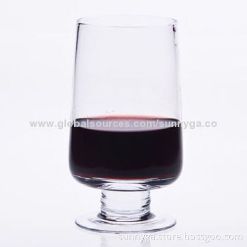 Transparent Airline Wine Glass, 210mm Height, 278mL Capacity